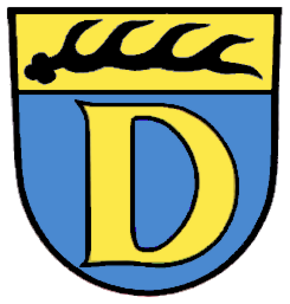 Wappen der Gemeinde Dettingen unter Teck.